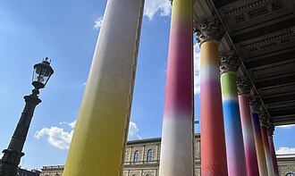 25.6.2024 Münchener Nationaltheater in Regenbogenfarben